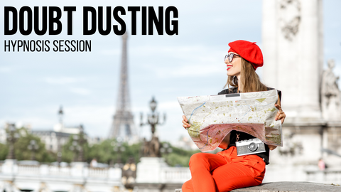 Doubt Dusting in Paris: Unveiling Confidence on a Relaxing Porch in the City of Lights